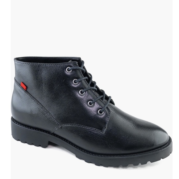 Marc Joseph New York Spring St. Ankle Bootie, Black Leather Size 6.5 NEW - Picture 1 of 8